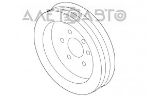 Polea arborelui cotit BMW X3 F25 11-17 2.0Т