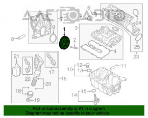 Polea arborelui cotit BMW X1 F48 16-19 B46