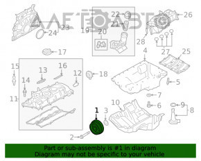 Polea arbore cotit BMW X3 G01 18-21 2.0T nou OEM original