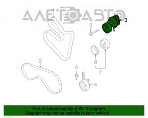 Натяжитель ремня приводного BMW X5 E70 4.8 N62B48
