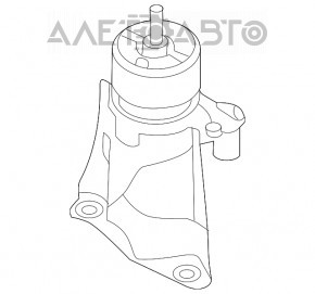 Подушка двигателя задняя Nissan Murano z52 15- FWD новый OEM оригинал