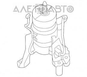 Pernele motorului spate Nissan Pathfinder 13-20 hibrid