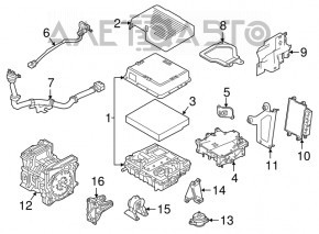 Suport motor central spate Nissan Leaf 13-17