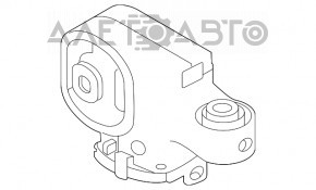 Suport motor dreapta sus Infiniti QX50 19- cu senzor nou original OEM