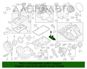 Электромагнитный клапан BMW X3 F25 11-17 2.0T