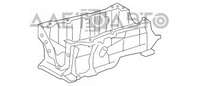 Palet semicilindric uleios 2ZR-FXE Toyota Prius 50 16-