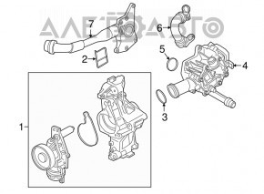 Pompa de apă BMW 7 G11 G12 16-19 B58