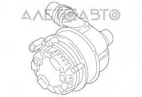 Вспомогательный насос охлаждения BMW F30 17-18 B46 новый OEM оригинал