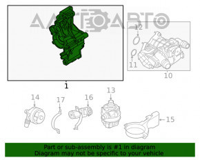 Pompa de apă pentru BMW X3 G01 20- 2.0T