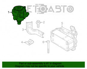 Вспомогательный насос охлаждения BMW X1 F48 16-19 B46