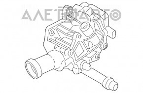 Корпус термостата в сборе BMW 7 G11 G12 16-19 B58