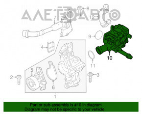 Корпус термостата в сборе BMW 7 G11 G12 16-19 B58