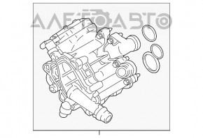 Corpul termostatului BMW X3 G01 18-21 2.0T