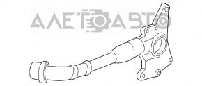 Патрубок системы охлаждения металл BMW 7 G11 G12 16-19 B58