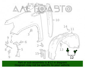 Barele de protecție spate pentru Chevrolet Volt 16-