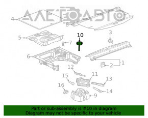 Montarea roții de rezervă Chevrolet Equinox 18-