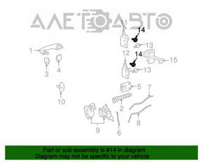 Şuruburi balamale uşă inferioară spate dreapta Chevrolet Volt 16- pentru caroserie, set