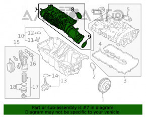 Коллектор впускной BMW X1 F48 16-19 B46