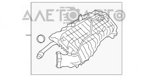 Colector de admisie pentru BMW 5 G30 17-23 2.0T, 3.0T, 530e hibrid cu intercooler.