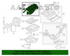 Colector de admisie pentru BMW 5 G30 17-23 2.0T, 3.0T, 530e hibrid cu intercooler.