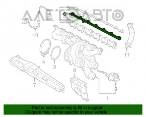 Кронштейн турбины BMW 7 G11 G12 16-22 B58