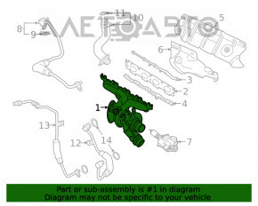 Ansamblu turbina cu colector BMW 3 G20 19-2.0T