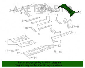 Protecție pentru bara din spate Mercedes CLA 14-19