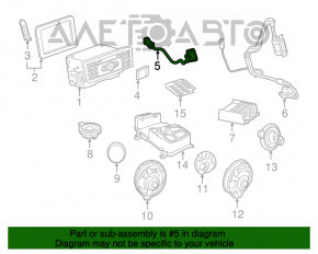 Hub USB Mercedes CLA 14-19