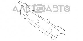 Grila radiatorului deflector dreapta sus Mercedes CLA 250 14-19