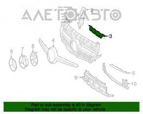 Grila radiatorului deflector dreapta sus Mercedes CLA 250 14-19