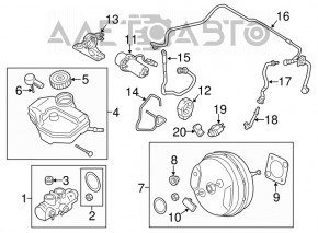 Клапан вакуумный BMW F30 17-18 B46