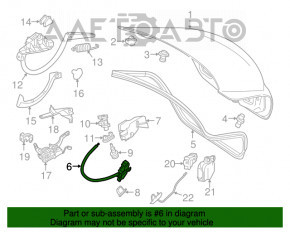 Capac portbagaj Mercedes CLA 14-19