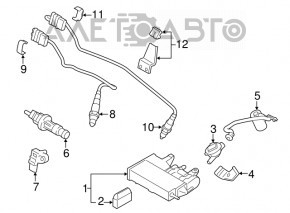 Лямбда-зонд первый BMW X1 F48 16-20 B46 новый OEM оригинал