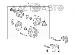 Кронштейн опоры двигателя Honda Accord 13-17 3.5