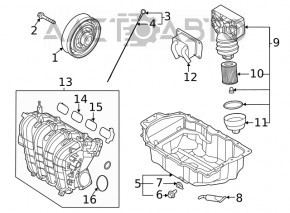 Motorul Hyundai Sonata 20- 2.5 Theta III G4KN 23k, compresie 14-14-14-14