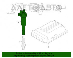 Bobina de aprindere pentru BMW X3 F25 11-17 2.0T