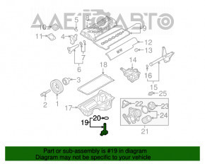 Senzorul de nivel al uleiului de motor pentru BMW X5 E70 07-13 3.0