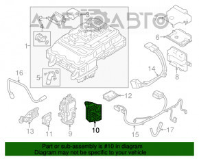 Capac de protecție pentru modulul de control al unității de bază a corpului REME BMW i3 14-20