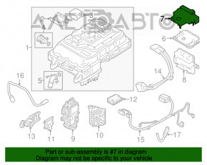 Corpul blocului ECU al calculatorului motorului BMW i3 14-20