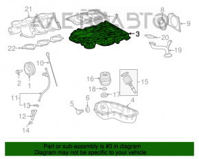 Paletă ulei 2GR-FXE Lexus RX450h 10-15, senzor rupt.