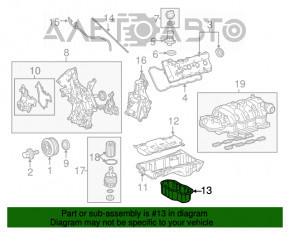 Palet de ulei Toyota Sequoia Tundra 08-16 5.7 3URFE