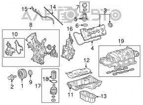 Palet de ulei Toyota Sequoia Tundra 08-16 5.7 3URFE