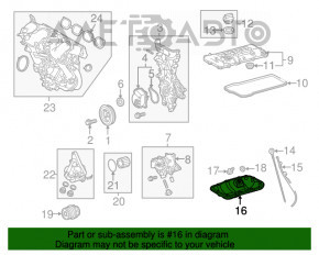 Paletul motorului 2ZR-FXE Toyota Prius 30 10-15 este zdrobit