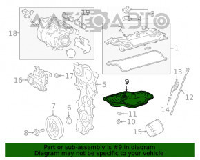 Palet ulei Toyota Camry v70 18- 2.5 A25A-FKS pini