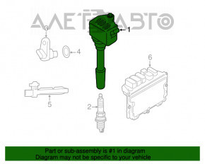 Bobina de aprindere pentru BMW X3 G01 18- 2.0T, nouă, originală OEM