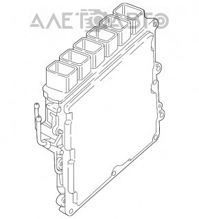 Блок ECU компьютер двигателя BMW 7 G11 G12 16-19 B58