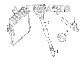 Блок ECU компьютер двигателя BMW 7 G11 G12 16-19 B58