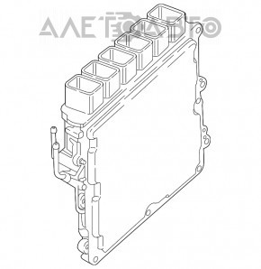 Блок ECU компьютер двигателя BMW 7 G11 G12 16-22 B58