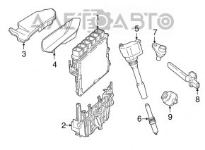 Блок ECU компьютер двигателя BMW 7 G11 G12 16-22 B58