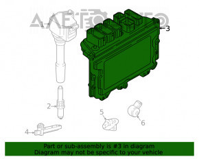 Блок ECU компьютер двигателя BMW X3 G01 20- 2.0T